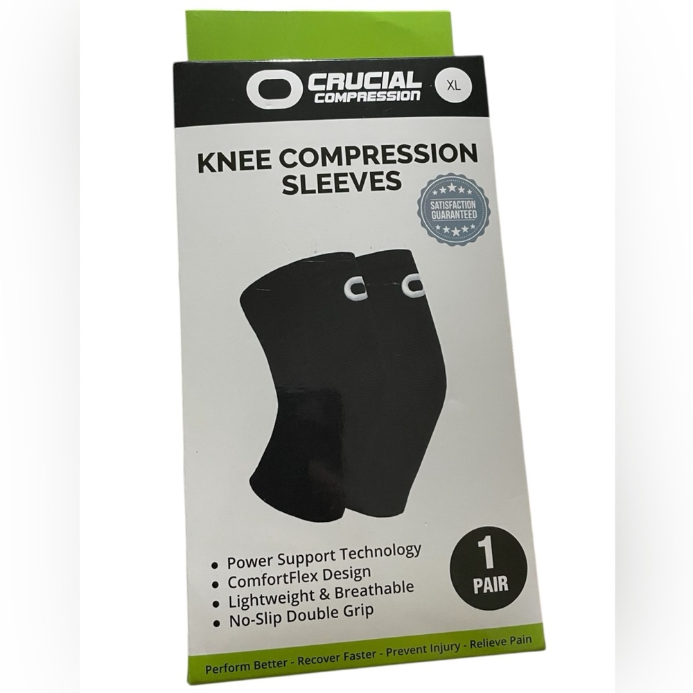 Black Knee Compression Sleeves